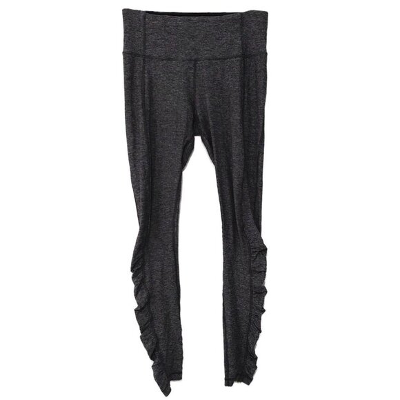 Lululemon Run: Turn Around Tight Heathered Black - Picture 5 of 11